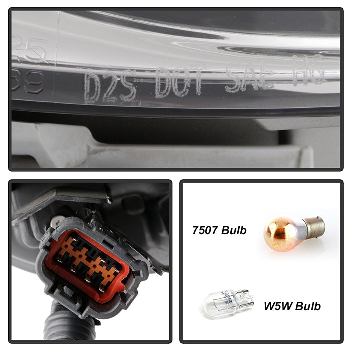 SPYDER Xtune 2013 Infiniti Jx35 Xenon HID w/AFS Projector Headlight OE Left - PRO-JH-IQX6014-HID-OE-L 9948015
