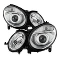 SPYDER xTune Mercedes Benz W211 E-Class 03-06 OEM Projector Headlights - Chrome PRO-JH-MBW21103-C 9036095