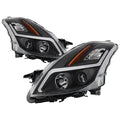 SPYDER 08-09 Nissan Altima Coupe (Halogen Only) Headlights - Black (PRO-JH-NA08-2D-LB-BK) 9047572