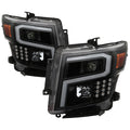 Xtune Nissan Titan (Halogen Only) 06-20 Projector Headlights Black Smoked PRO-JH-NTI16-LBBRL-BSM 9049231