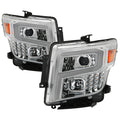 Xtune Nissan Titan (Halogen Only) 06-20 Projector Headlights Chrome PRO-JH-NTI16-LBBRL-C 9049248