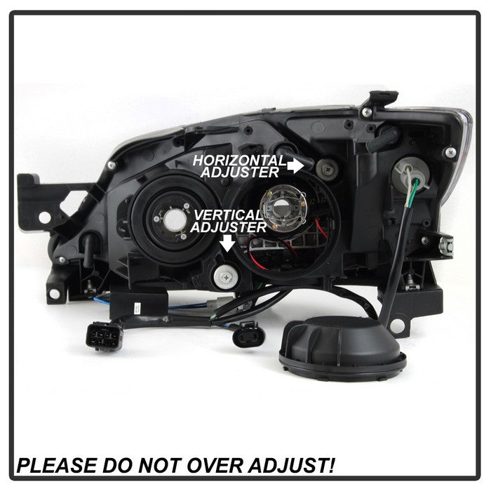 SPYDER xTune Subaru Impreza WRX Halogen Only 08-14 Projector Headlights Black PRO-JH-SI08-LBDRL-BK 9039379