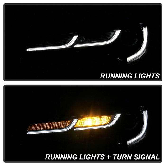 xTune Toyota Corolla 18-20 L LE Japan LED Proj Headlights-SE Style Black PRO-JH-TCOL20LJP-LED-BK 9949319