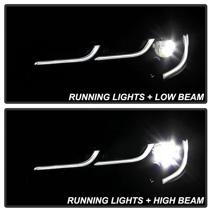 xTune US Built Toyota Corolla 18-20 L LE LED Proj Headlights-SE Style Black PRO-JH-TCOL20LUS-LED-BK 9949326