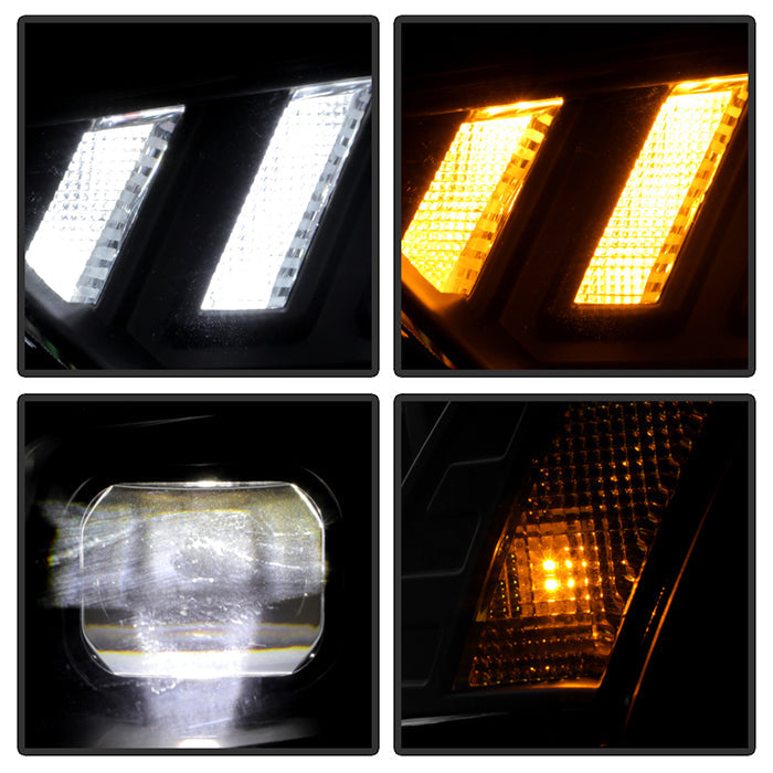 Spyder 13-16 Audi A4/S4 HID Model Only High-Power LED Headlights - Black PRO-YD-AA413HIDAP-BK 5088352