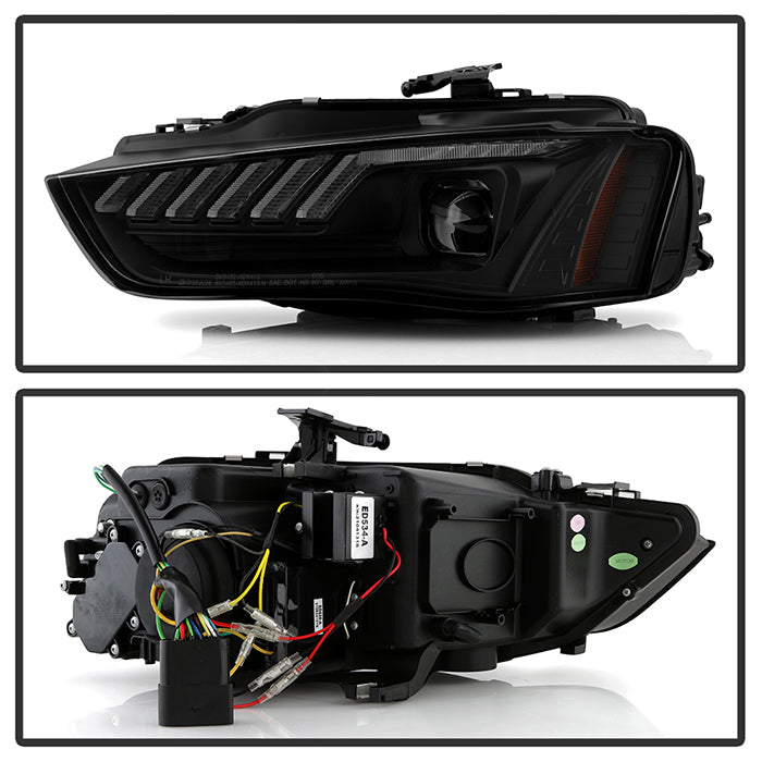 Spyder 13-16 Audi A4/S4 HID Model Only High-Power LED Headlights - Black PRO-YD-AA413HIDAP-BK 5088352