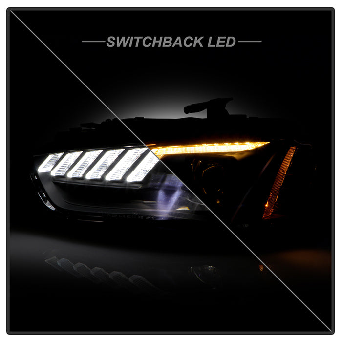 Spyder 13-16 Audi A4/S4 HID Model Only High-Power LED Headlights - Black PRO-YD-AA413HIDAP-BK 5088352
