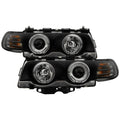 Spyder BMW E38 7-Series 99-01 Projector Headlights 1PC Xenon- LED Halo Blk PRO-YD-BMWE3899-HID-HL-BK 5008862