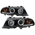 Spyder BMW E46 3-Series 00-03 2DR 1PC Projector Headlights LED Halo LED Blk PRO-YD-BMWE46-2D-HL-BK 5008923