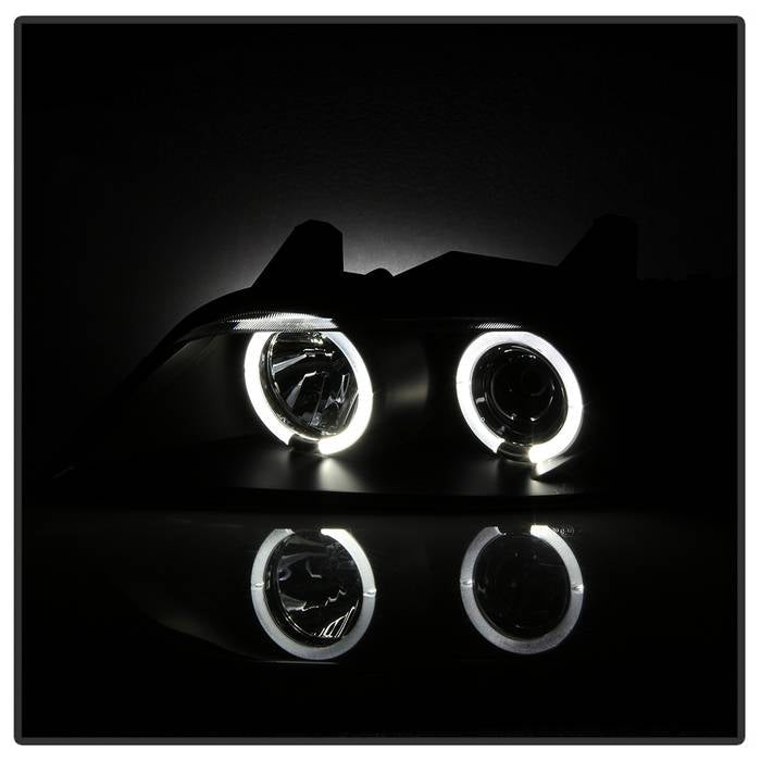 Spyder BMW Z3 96-02 Projector Headlights LED Halo Black High H1 Low H1 PRO-YD-BMWZ396-HL-BK 5009081