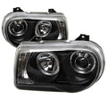 Spyder Chrysler 300C 05-10 Projector Headlights LED Halo LED Blk (Not Included) PRO-YD-C300C-HL-BK 5009135