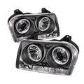 Spyder Chrysler 300 05-08 Projector Headlights LED Halo LED Blk (Not Included) PRO-YD-C305-HL-BK 5009180