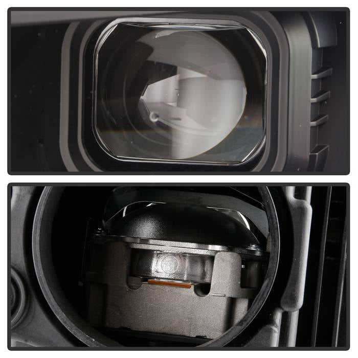 Spyder Chevy Camaro 16-18 Halogen Model Full LED Headlights Black PRO-YD-CCAM16HALAP-SEQ-BK 5087317
