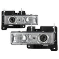 Spyder Chevy C/K Series 1500 88-99 Projector Headlights Chrm High 9005 (Not Include) PRO-YD-CCK88-C 5009296