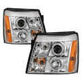 Spyder Cadillac Escalade 02-06 Projector Halogen Model- LED Halo DRL Chrm PRO-YD-CE02-DRL-C 5037930