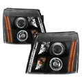 Spyder Cadillac Escalade 02-06 Projector Xenon/HID Model- LED Halo DRL Blk PRO-YD-CE02-HID-DRL-BK 5042286