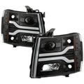Spyder Chevy Silverado 1500 07-13/2500HD/3500HD 07-14 LED Black PRO-YD-CS07V3PL-BK 5087614