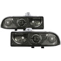 Spyder Chevy S10 98-04 Projector Headlights LED Halo Smke - Low H1 PRO-YD-CS1098-SMC 5009562