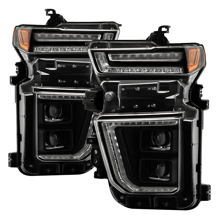 SPYDER Chevy Silverado 20-23 HD 2500/3500 High-Power LED Module - Black (PRO-YD-CSHD20AP-SEQ-BK) 5088840