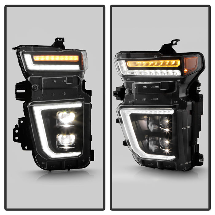 SPYDER Chevy Silverado 20-23 HD 2500/3500 High-Power LED Module - Black (PRO-YD-CSHD20AP-SEQ-BK) 5088840