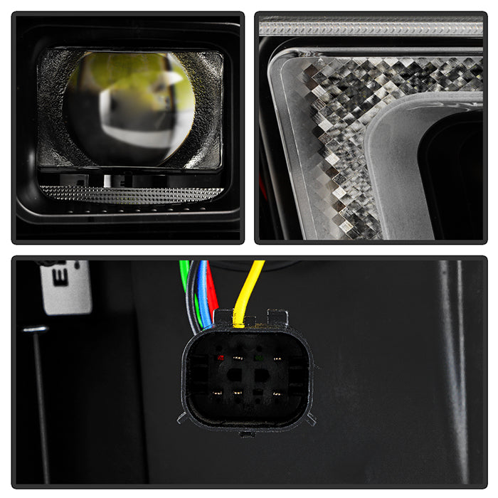 SPYDER Chevy Silverado 20-23 HD 2500/3500 High-Power LED Module - Black (PRO-YD-CSHD20AP-SEQ-BK) 5088840
