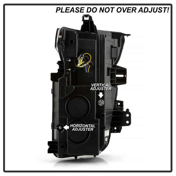 SPYDER Chevy Silverado 20-23 HD 2500/3500 High-Power LED Module - Black (PRO-YD-CSHD20AP-SEQ-BK) 5088840