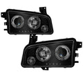 Spyder Dodge Charger 06-10 Projector Headlights Halogen- LED Halo LED Blk Smke PRO-YD-DCH05-LED-BSM 5078353