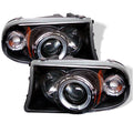 Spyder Dodge Dakota 97-04/Durango 98-03 1PC Projector Headlights LED Halo LED Blk PRO-YD-DDAK97-BK 5009784
