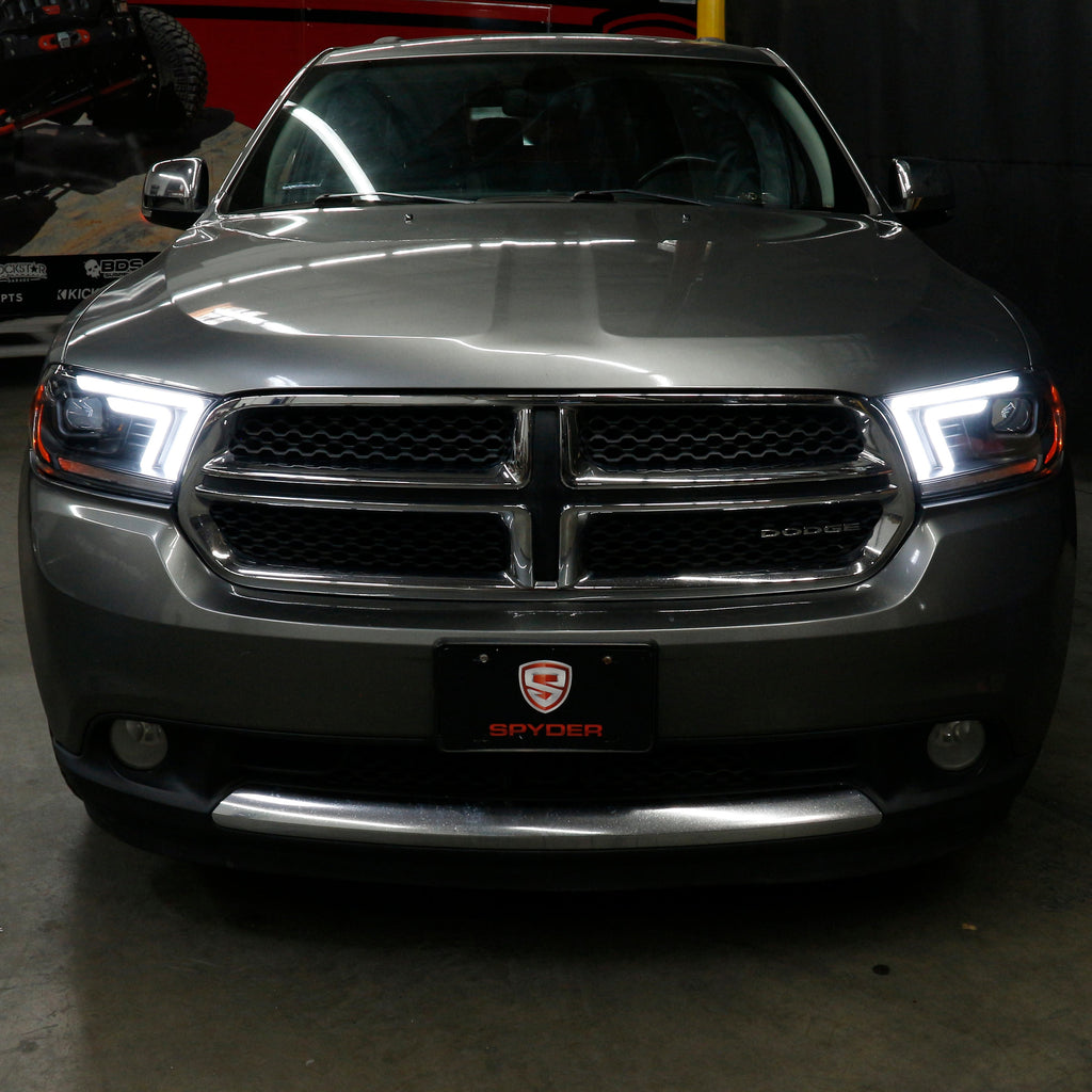 Spyder Dodge Durango 11-13 Halogen Model Only Projector Headlights - Black PRO-YD-DDU11SI-BK 5088284