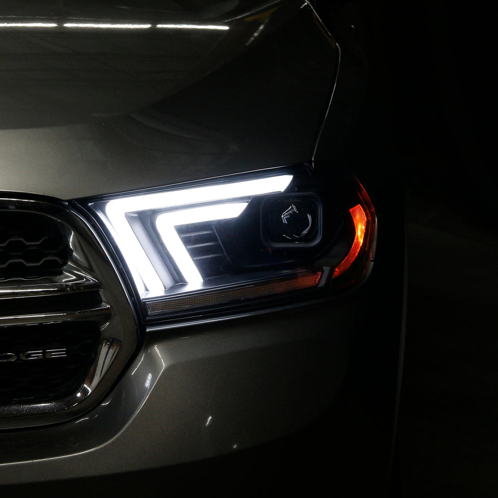 Spyder Dodge Durango 11-13 Halogen Model Only Projector Headlights - Black PRO-YD-DDU11SI-BK 5088284