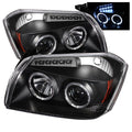 Spyder Dodge Magnum 05-07 Projector Headlights LED Halo LED Blk (Not Included) PRO-YD-DMAG05-LED-BK 5009876