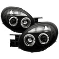 Spyder Dodge Neon 03-05 Projector Headlights LED Halo LED Black High H1 Low H1 PRO-YD-DN03-HL-BK 5009920