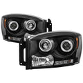 Spyder Dodge Ram 1500 06-08 06-09 Projector Headlights CCFL Halo LED Blk PRO-YD-DR06-CCFL-BK 5030061