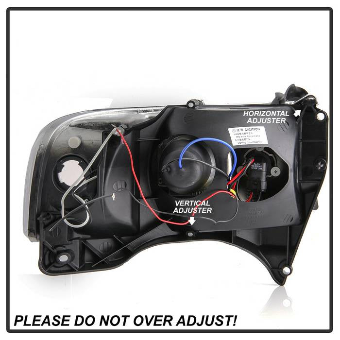 Spyder Dodge Ram 1500 94-01 94-02 Projector Headlights LED Halo LED Chrm PRO-YD-DR94-HL-AM-C 5010094