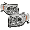 Spyder Ford Escape 08-12 Projector Headlights Halogen Model Only - DRL Chrome PRO-YD-FES08-DRL-C 5074232