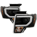 Spyder Ford F150 13-14 Projector Fctry Xenon Model- Light Bar DRL Blk PRO-YD-FF15013-LBDRL-HID-BK 5077646