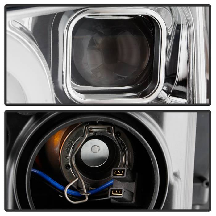 Spyder Signature Ford F150 18-19 (Halogen Model) Projector Headlights - Chrome (PRO-YD-FF15018-LB-C) 5086617