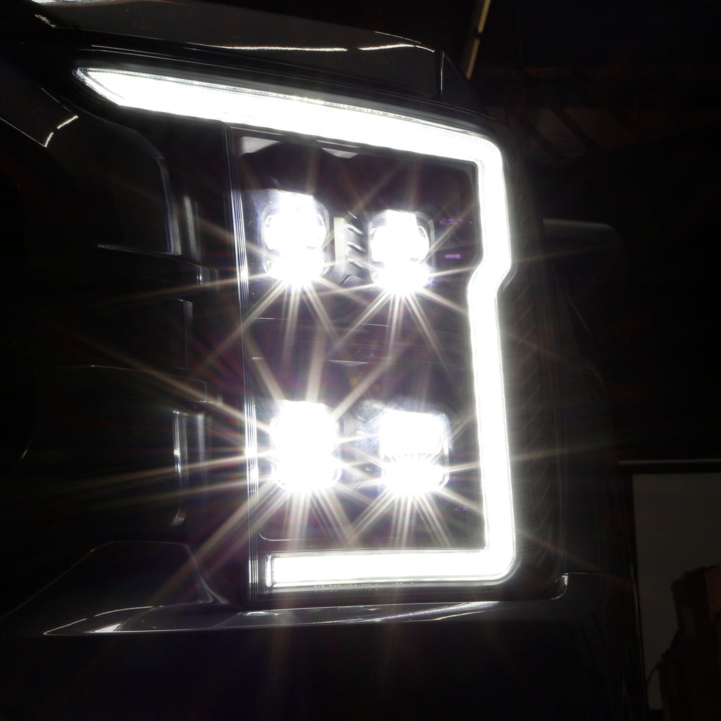 SPYDER Ford F150 20-21 Quad High-Power LED Module - Black (PRO-YD-FF15021HALAP-SBSEQ-BK) 5088833