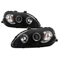 Spyder Honda Civic 99-00 Projector Headlights LED Halo Black High H1 Low H1 PRO-YD-HC99-AM-BK 5010933