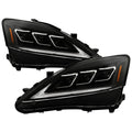 Spyder Lexus IS 250/350 06-10 Halogen Model Only High-Power LED Headlights - Black PRO-YD-LIS06AP-BK 5088246