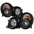Spyder Mercedes Benz CLK 98-02 Projector Headlights Halogen Model- LED Halo Blk PRO-YD-MBCLK98-HL-BK 5011176