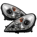 Spyder Mercedes Benz SLK 05-10 Projector Headlights Halogen Model- DRL Chrm PRO-YD-MBSLK05-DRL-C 5032539