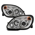 Spyder Mercedes Benz SLK 98-04 Projector Halogen Model- LED Halo Chrm PRO-YD-MBSLK98-1PC-HL-C 5011206