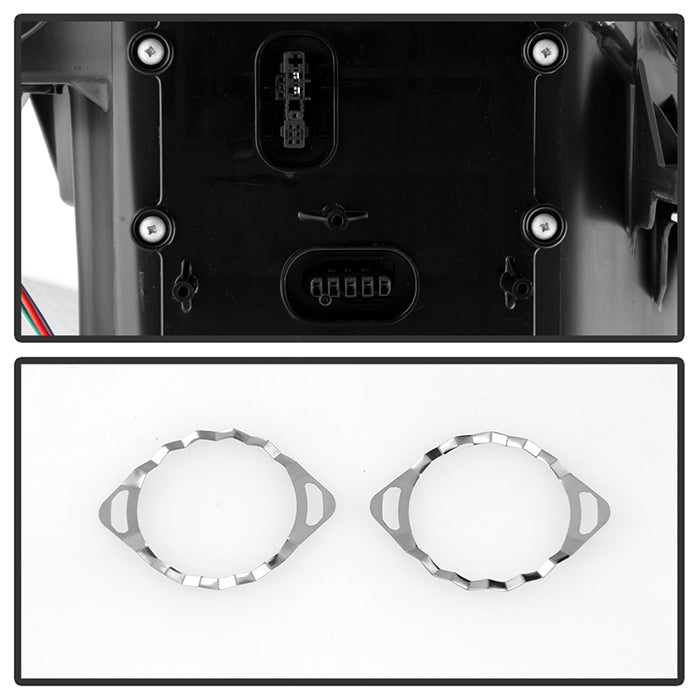 Spyder Mercedes Benz E-Class 03-06 Projector Headlights Xenon/HID Model- Blk PRO-YD-MBW21103-HID-BK 5042194