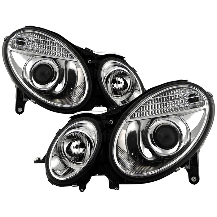 Spyder Mercedes Benz E-Class 03-06 Projector Headlights Xenon/HID Model- Chrm PRO-YD-MBW21103-HID-C 5042187