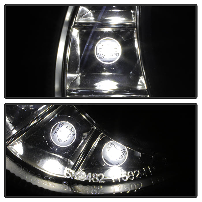 Spyder Mercedes Benz E-Class 03-06 Projector Xenon/HID Model- DRL- Blk PRO-YD-MBW21103-HID-DRL-BK 5029928