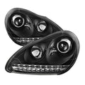 Spyder Porsche Cayenne 03-06 Projector Xenon/HID Model- DRL LED Blk PRO-YD-PCAY03-HID-DRL-BK 5080967