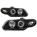 Spyder Pontiac GTO 04-06 Projector Headlights LED Halo LED Black High H1 Low H1 PRO-YD-PGTO04-HL-BK 5011749