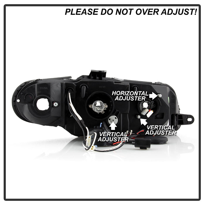 Spyder Pontiac GTO 04-06 Projector Headlights LED Halo LED Smoke High H1 Low H1 PRO-YD-PGTO04-HL-SM 5034007