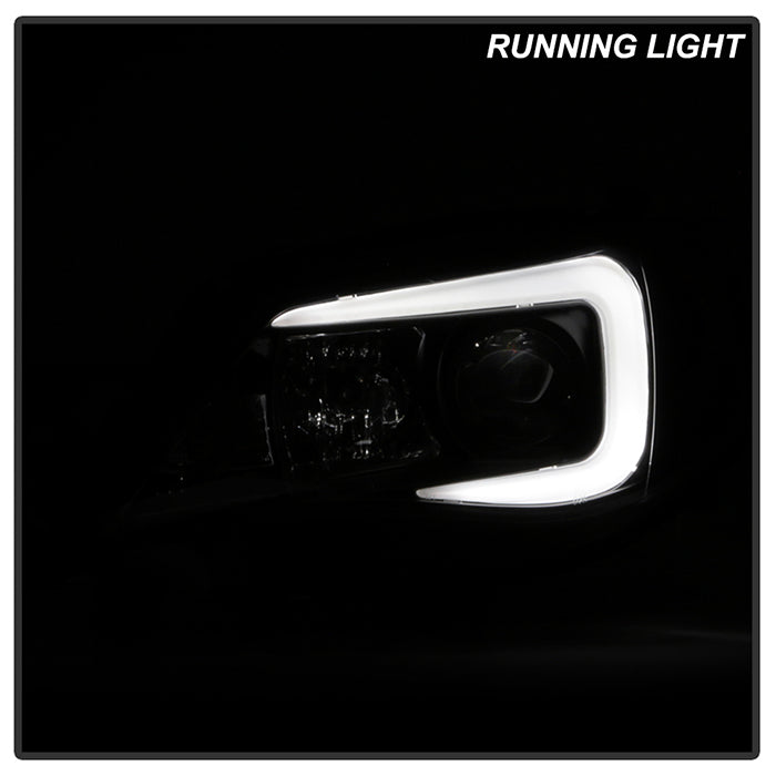 Spyder Subaru WRX 08-09 Projector Headlights - HID Model Only - Black PRO-YD-SWRX08-HID-LBDRL-BK 5083937